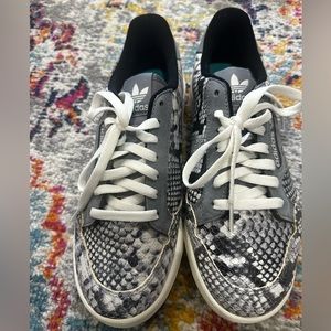 Women’s adidas snakeskin sneakers